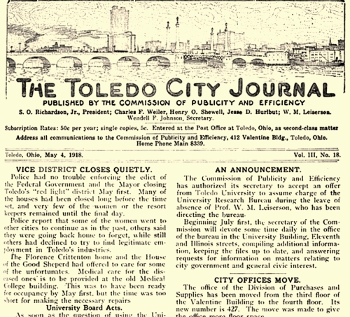 toledo city journal closing of tenderloin