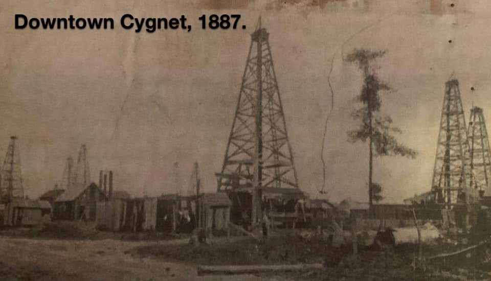 Cygnet postcard 1887